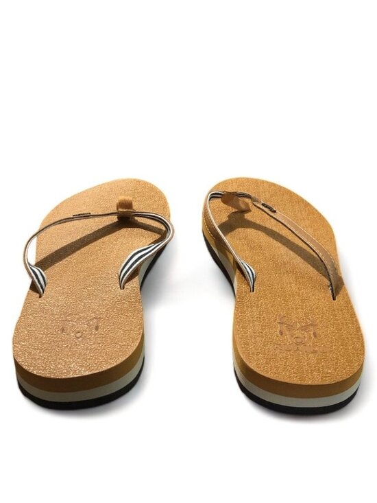 Kuailu Women's Flip Flops Size 10 Comfortable Brown Sandals Durable Stylish, New - Picture 4 of 7